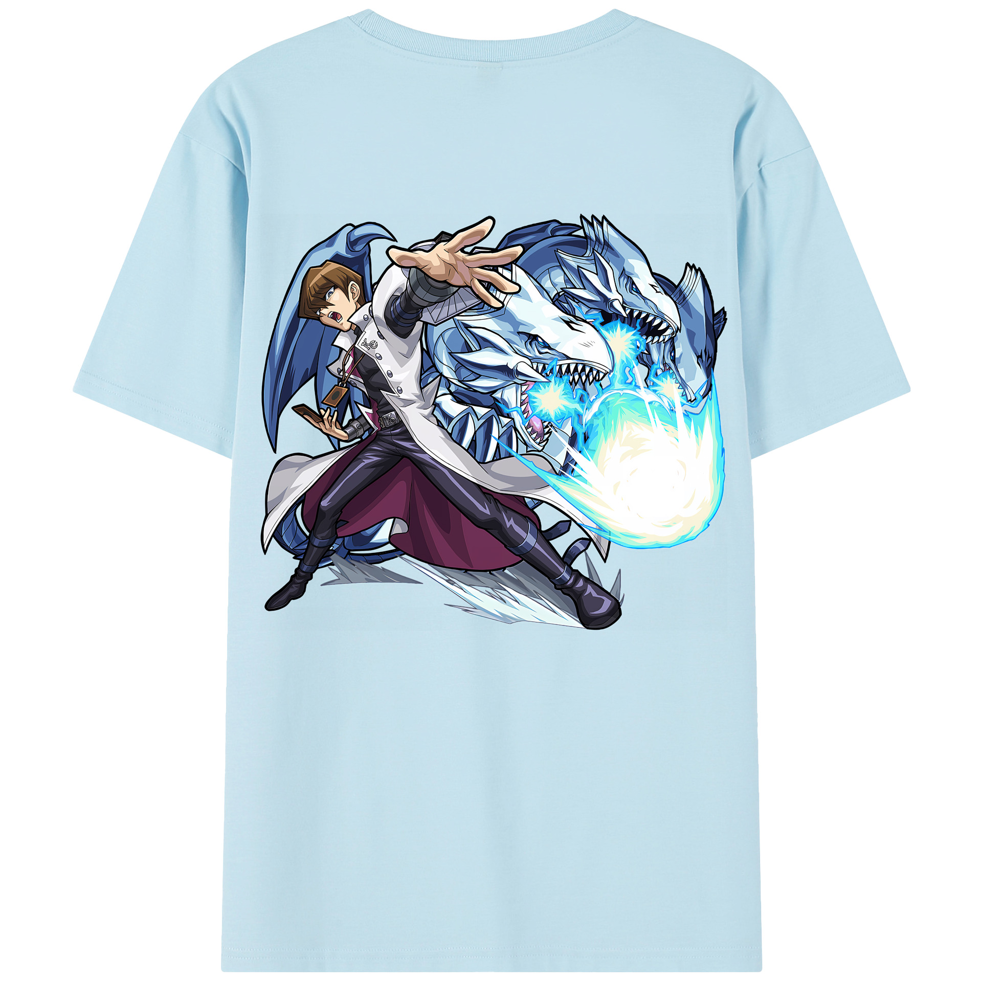 （画像用） 遊☆戯☆王 Yu-Gi-Oh! 綿100％半袖Tシャツ（背面プリント）